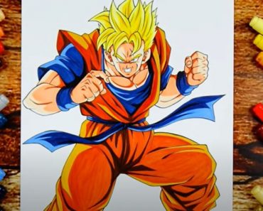 How to draw Gohan Full Body