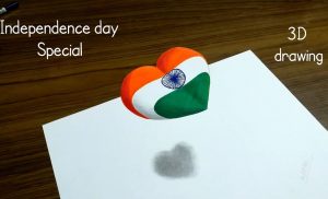How to draw Independence Day INDIA