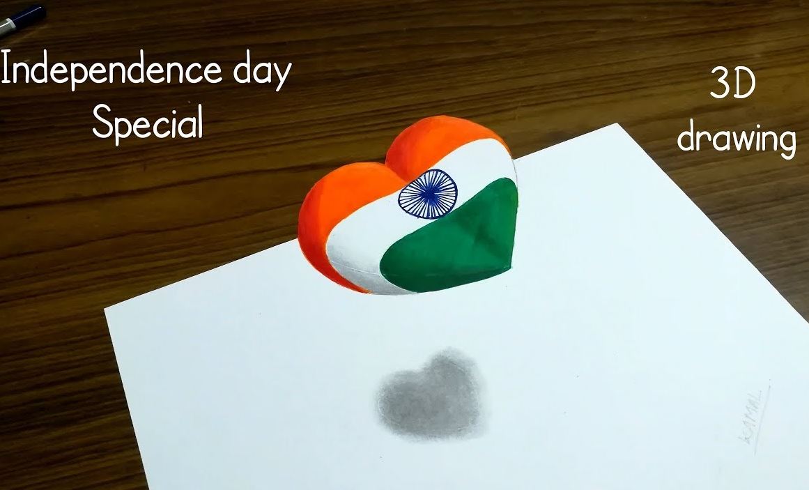 Independence Day Drawing / 15 August Drawing / India Flag Drawing - YouTube-nextbuild.com.vn
