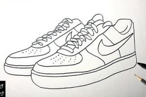 How to draw Nike Shoes