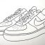 How to draw Nike Shoes Step by Step