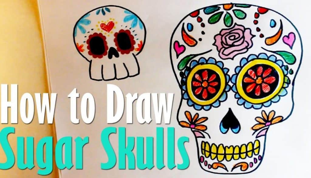 Sugar Skull Drawing