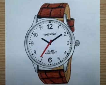 How to draw A Watch Step by Step