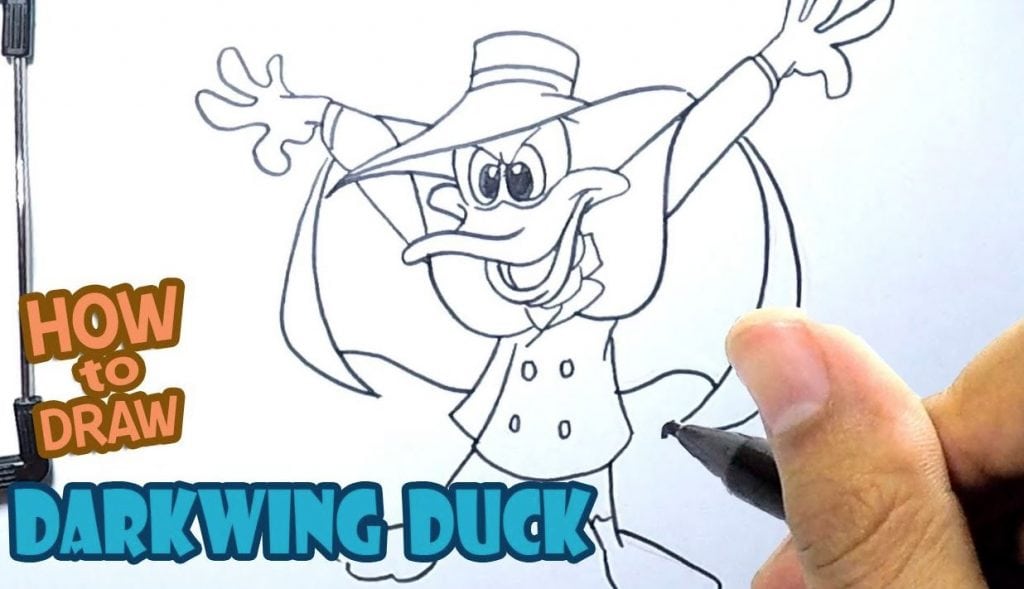 How to Draw Darkwing Duck