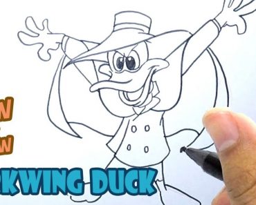 How to Draw Darkwing Duck