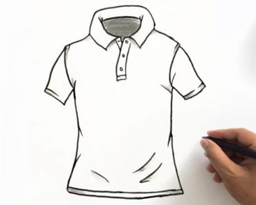 How to draw A Polo Shirt Step by Step