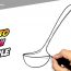 How to draw A Ladle Easy
