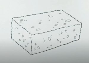 How to draw A Sponge