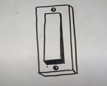 How to draw a Light switch Step by Step