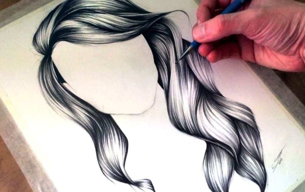 How to Draw Wavy Hair
