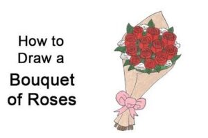 How to Draw a Bouquet of Roses