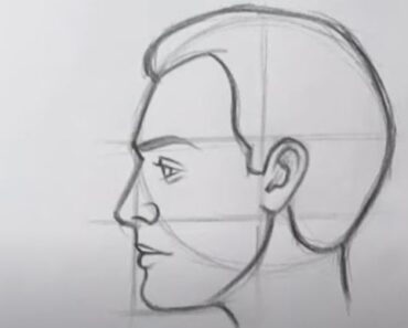 How to Draw a Face Looking to the Side