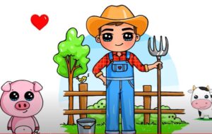 How to Draw a Farmer