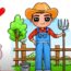 How to Draw a Farmer Step by Step