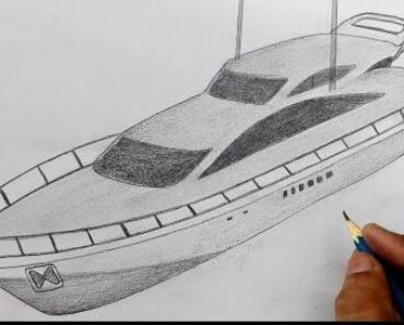 How to Draw a Yacht Step by Step