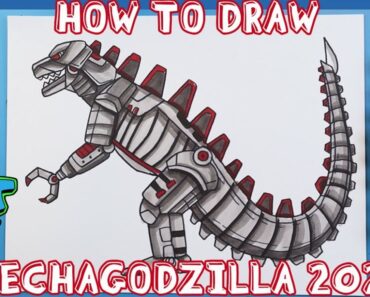 How to Draw Mechagodzilla Step by Step
