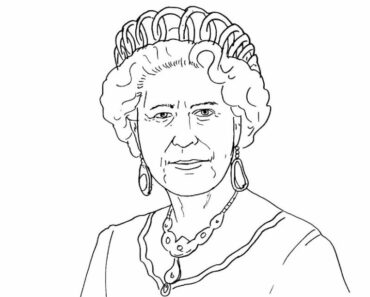 How to Draw Queen Elizabeth Step by Step