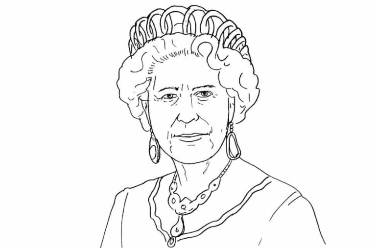 How to Draw Queen Elizabeth Step by Step