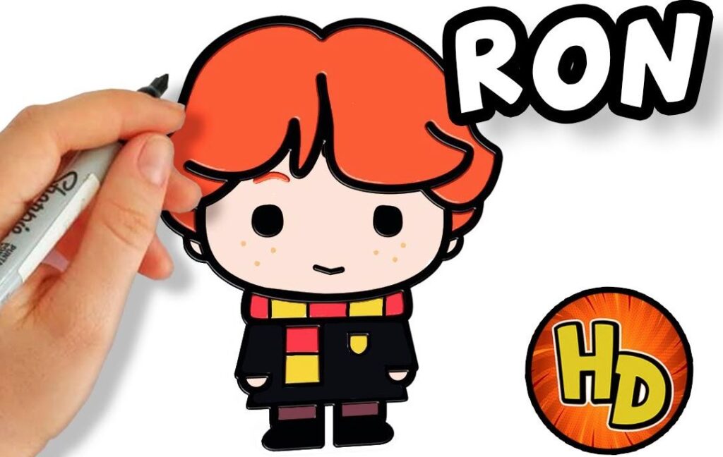 How to Draw Ron Weasley Easy