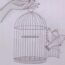 How to Draw a Bird Cage Step by Step