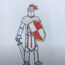 How to Draw a Crusader Knight Step by Step