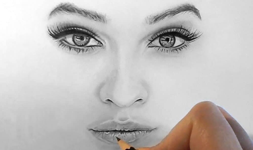 How to Draw a Nose and Mouth