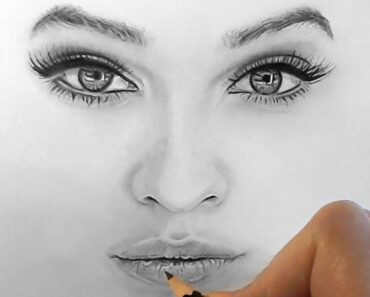 How to Draw a Nose and Mouth with Pencil