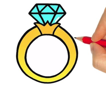 How to Draw a Wedding Ring Step by Step