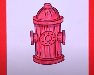 How to draw a Fire Hydrant Step by Step