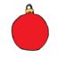 How to draw a christmas ornament Easy