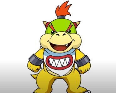 How to Draw Bowser Junior Step by Step