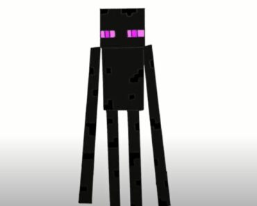 How To Draw Enderman From Minecraft