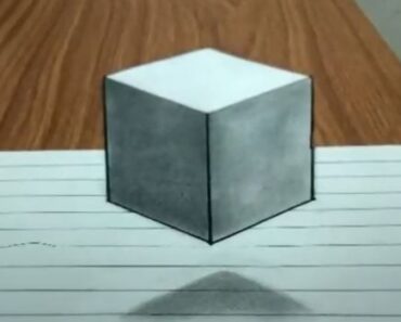 How to Draw a 3D Cube Step by Step