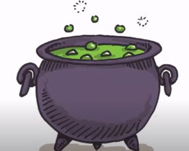 How to Draw a Cauldron Step by Step