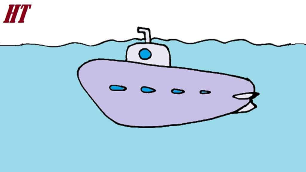 How-to-draw-a-Submarine