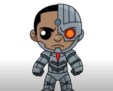 How to Draw Cyborg from Justice League
