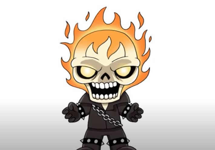 Daily Drawing 070 Ghost Rider by madscott on DeviantArt