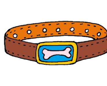 How to Draw a Dog Collar Step by Step
