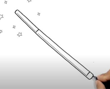 How to Draw a Magic Wand Step by Step