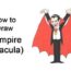How to Draw a Vampire Step by Step