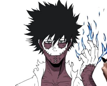 How To Draw Dabi from My Hero Academia