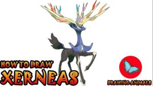 How To Draw Xerneas from Pokemon