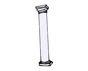 How to draw a Column Step by Step