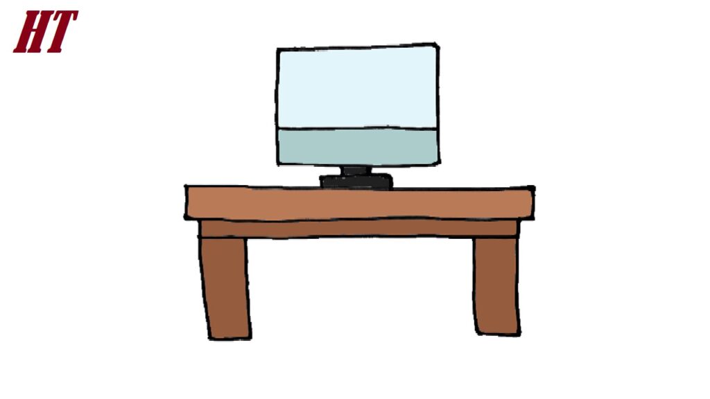 how-to-draw-a-desk-step-by-step