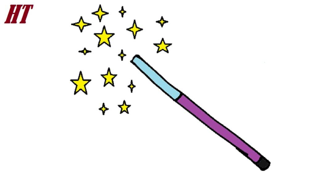 How to Draw a Magic Wand