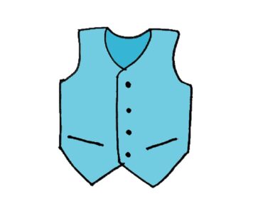 How to Draw a Vest Step by Step