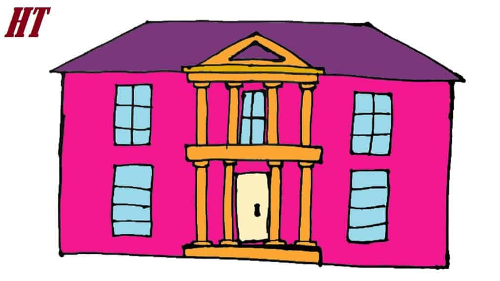 How to Draw a Mansion House