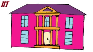 How to Draw a Mansion House