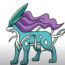 How to Draw Suicune Pokemon