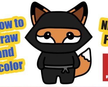 How to Draw a Ninja Fox Step by Step